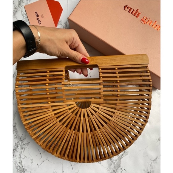 Cult Gaia Natural Bamboo Ark Bag - Picture 6 of 9